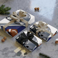 Blue, Silver & White Gift Wrap