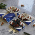 Silver & Blue Gift Wrap