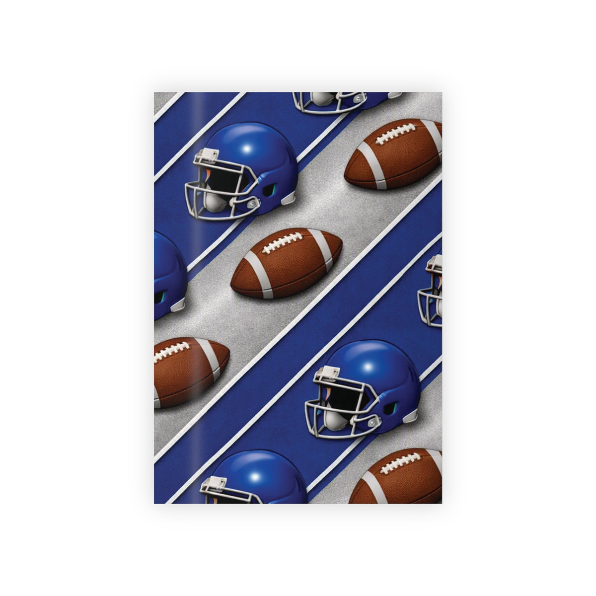 Silver & Blue Gift Wrap