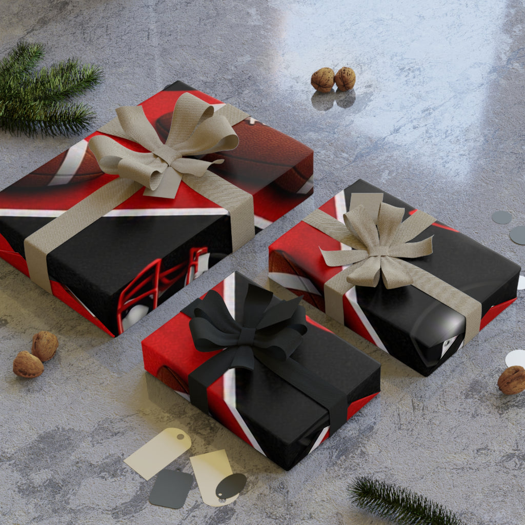 Red & Black Gift Wrap