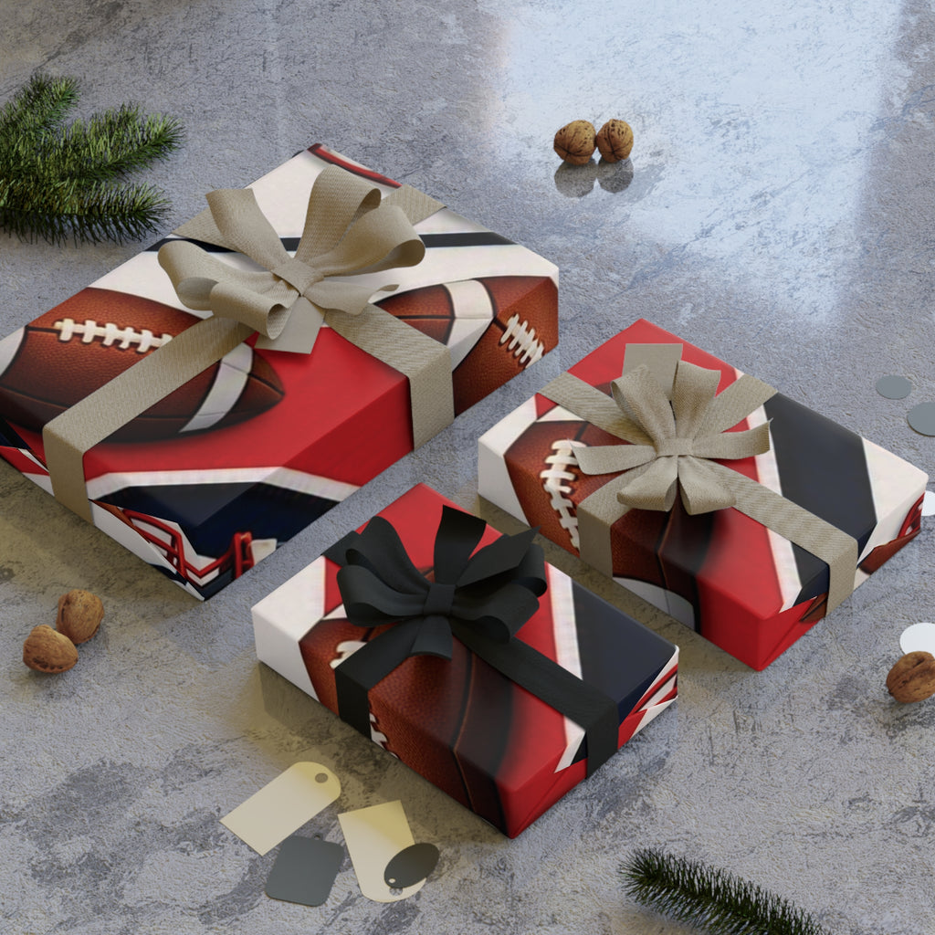 Blue, Red & White Gift Wrap