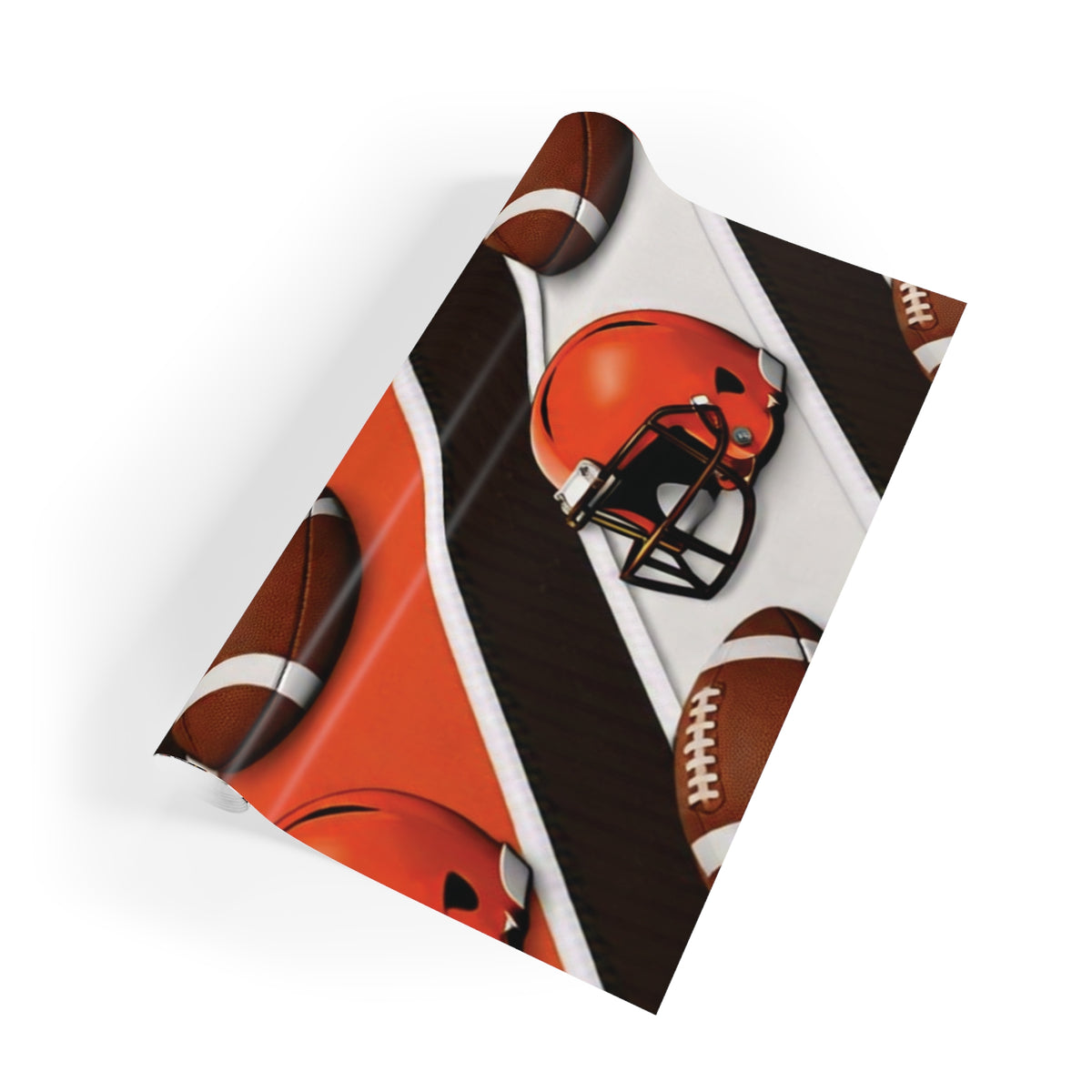 Brown & Orange Gift Wrap