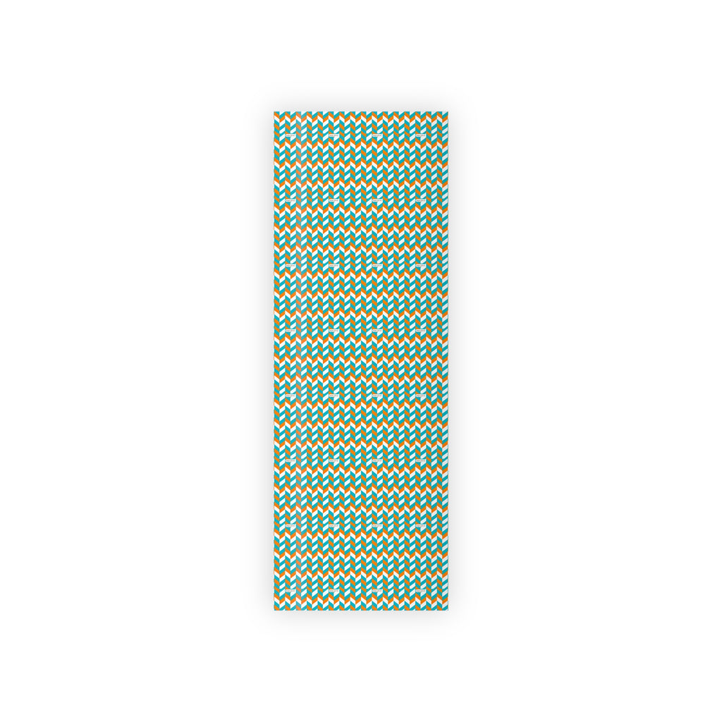 Turquoise & Orange Gift Wrap