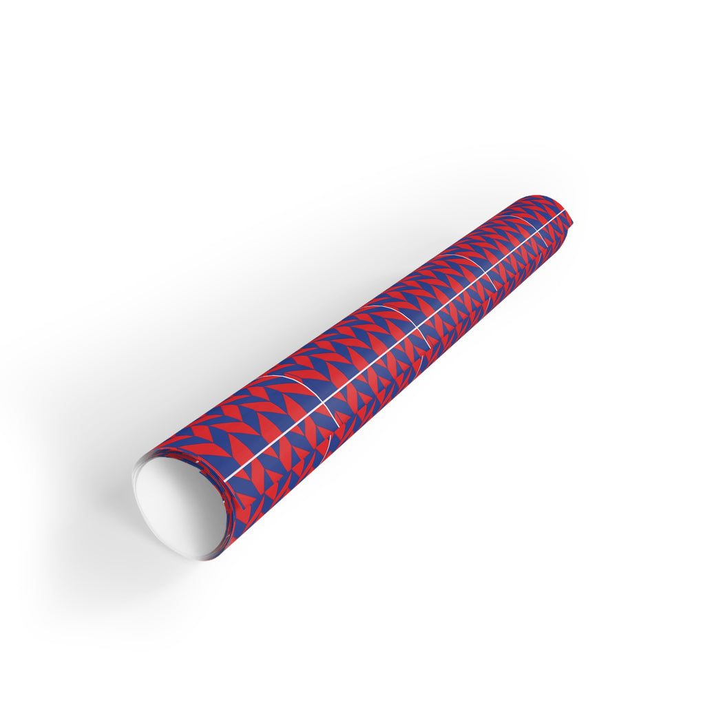 Red & Blue Gift Wrap