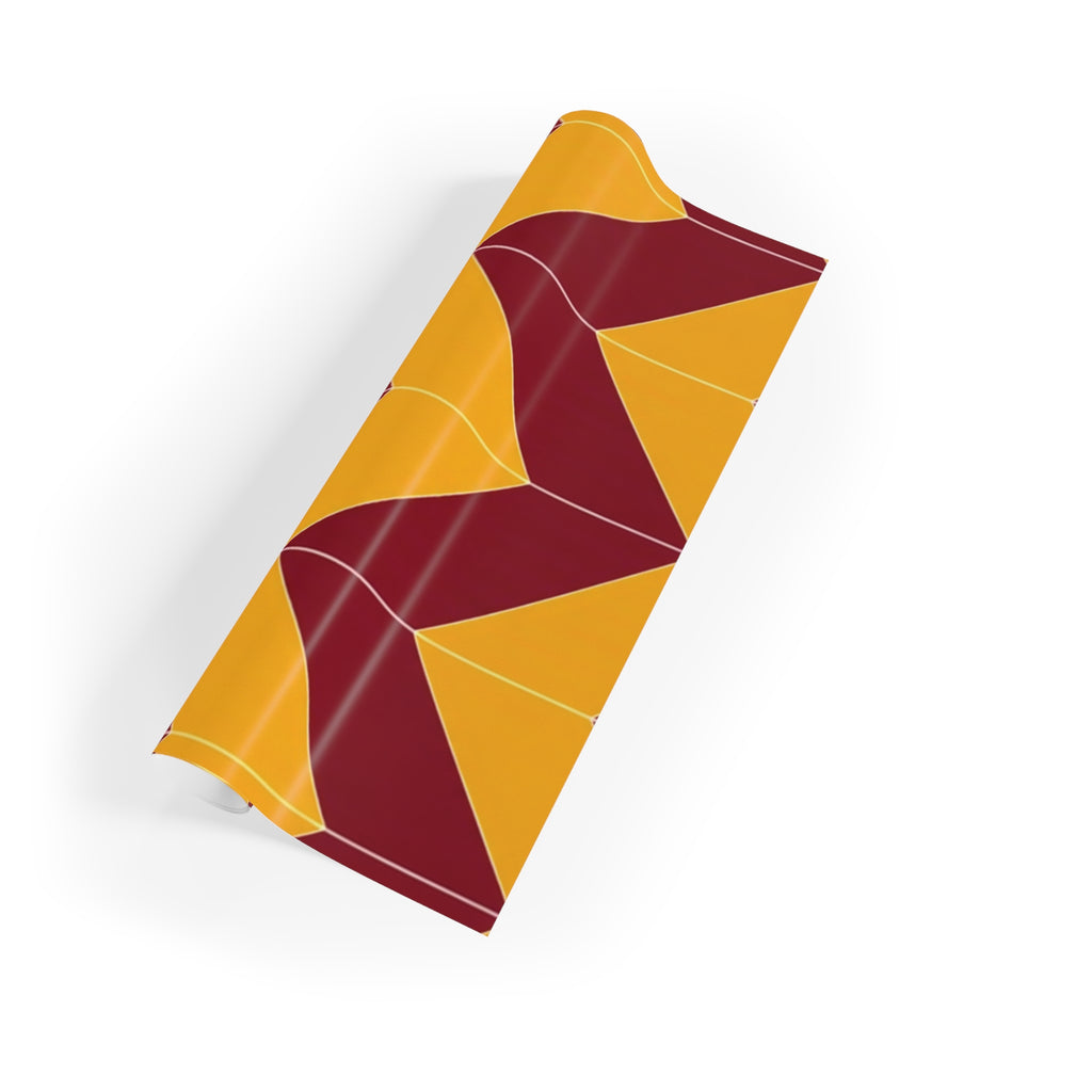 Burgundy & Gold Gift Wrap