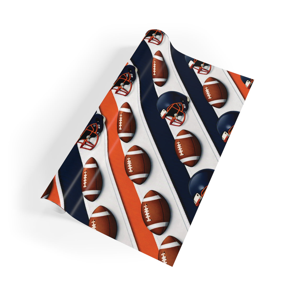Orange & Blue Gift Wrap