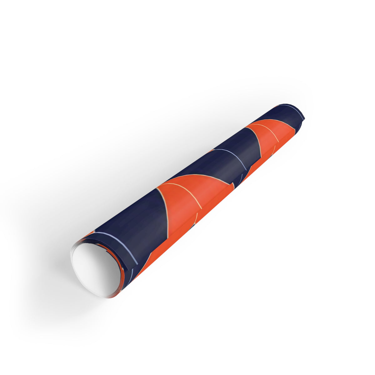 Orange & Blue Zigzag Gift Wrap