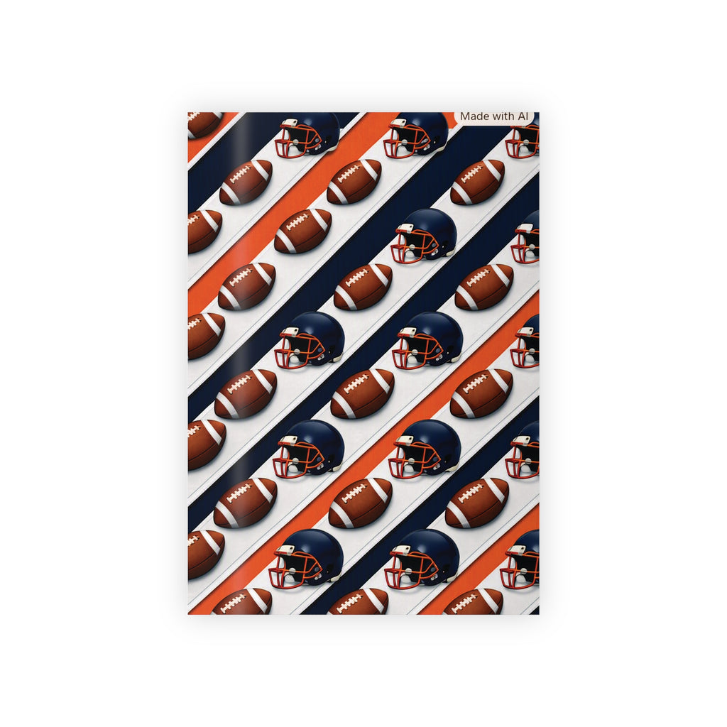 Orange & Blue Gift Wrap