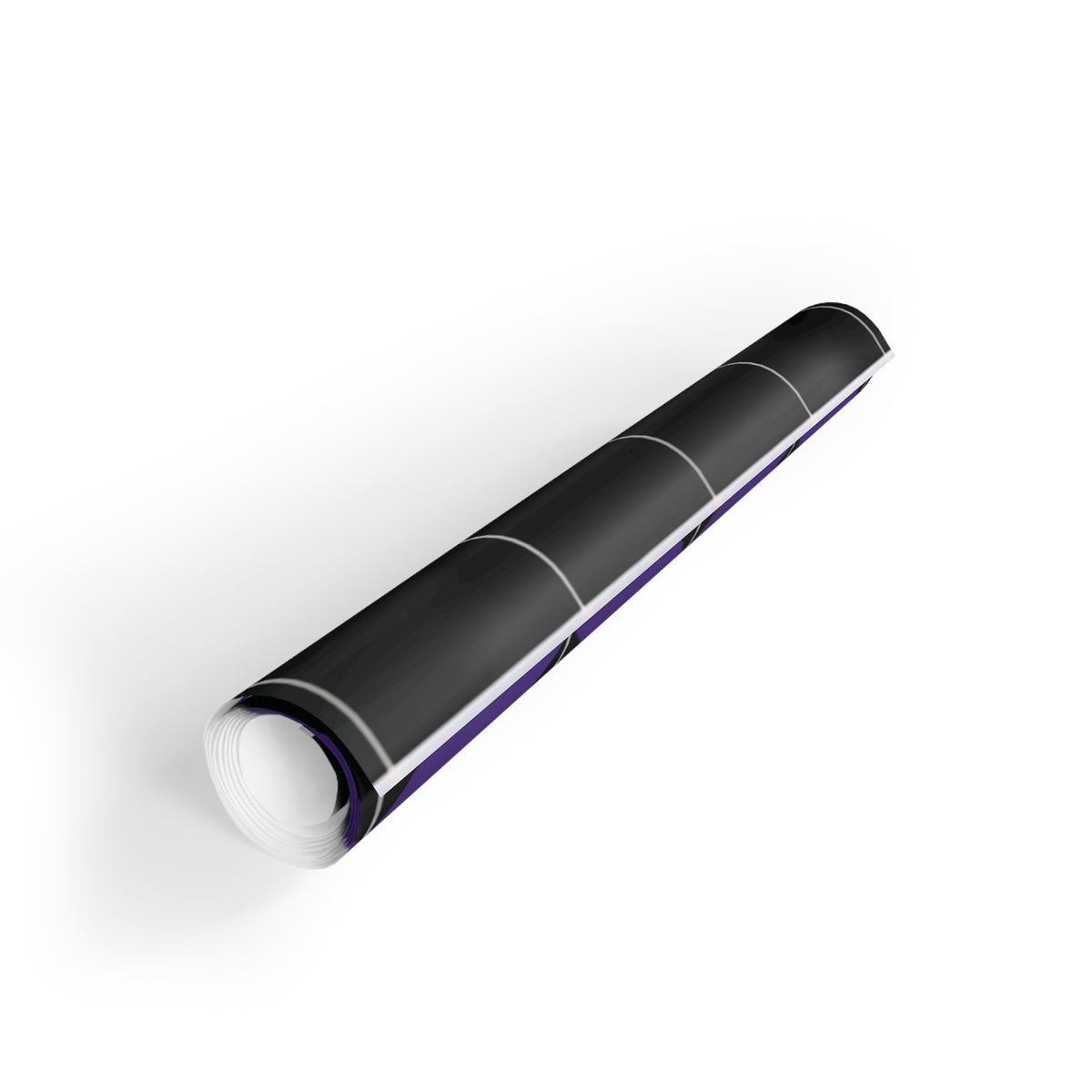 Purple & Black Chevron Gift Wrap