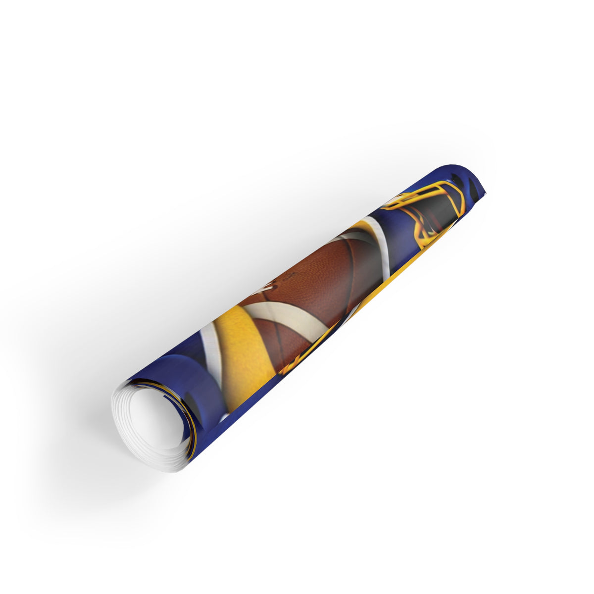 Blue & Gold Gift Wrap