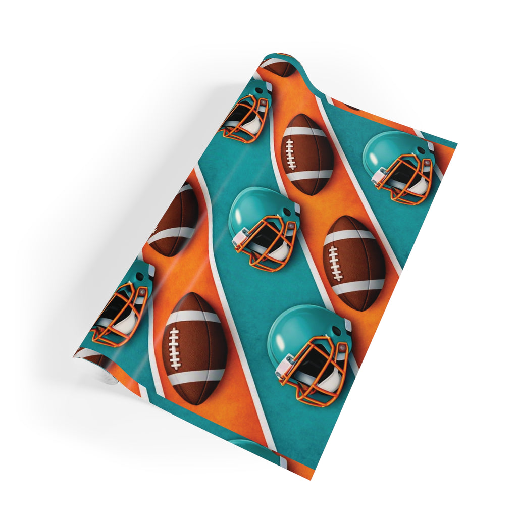 Teal & Orange Gift Wrap