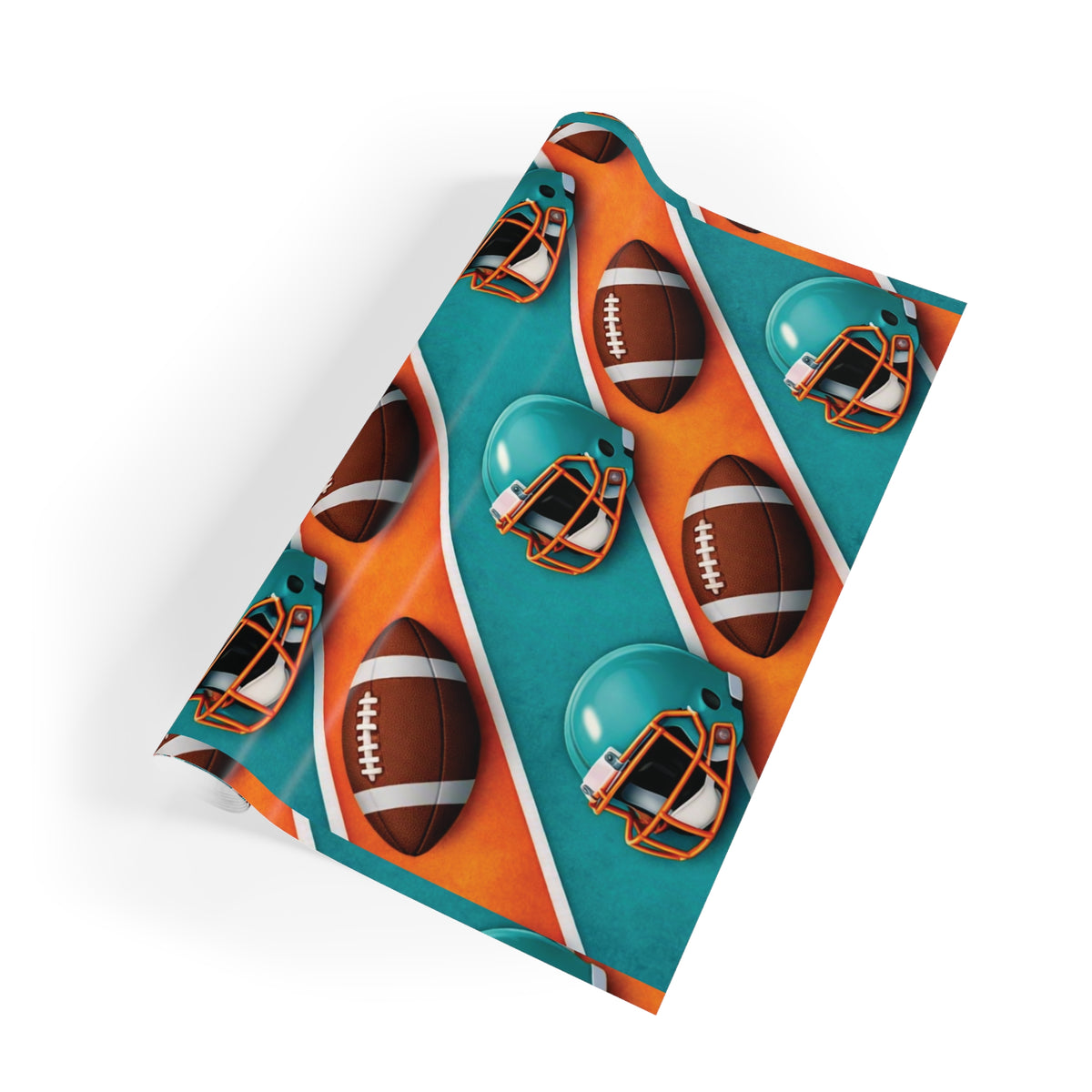 Teal & Orange Gift Wrap