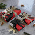 Red, Black & White Gift Wrap