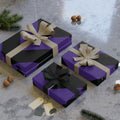 Purple & Black Chevron Gift Wrap