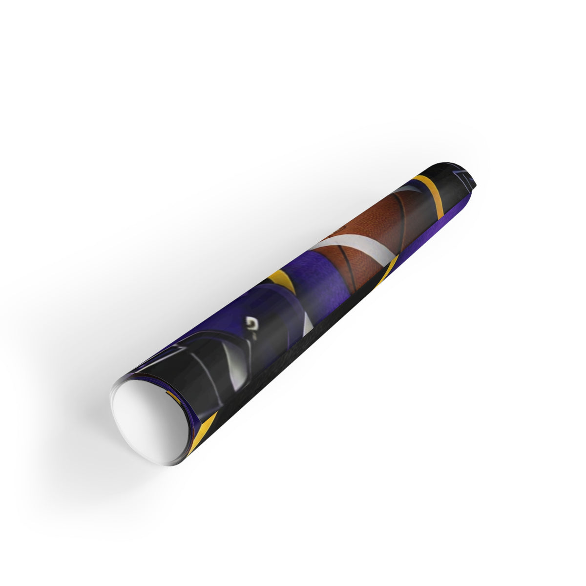 Purple & Black Gift Wrap