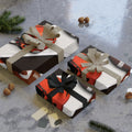 Brown & Orange Gift Wrap