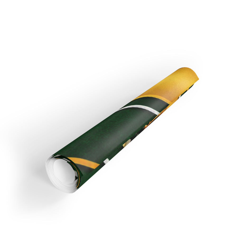 Green & Gold Gift Wrap