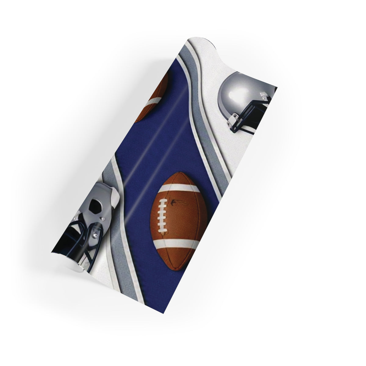 Blue, Silver & White Gift Wrap