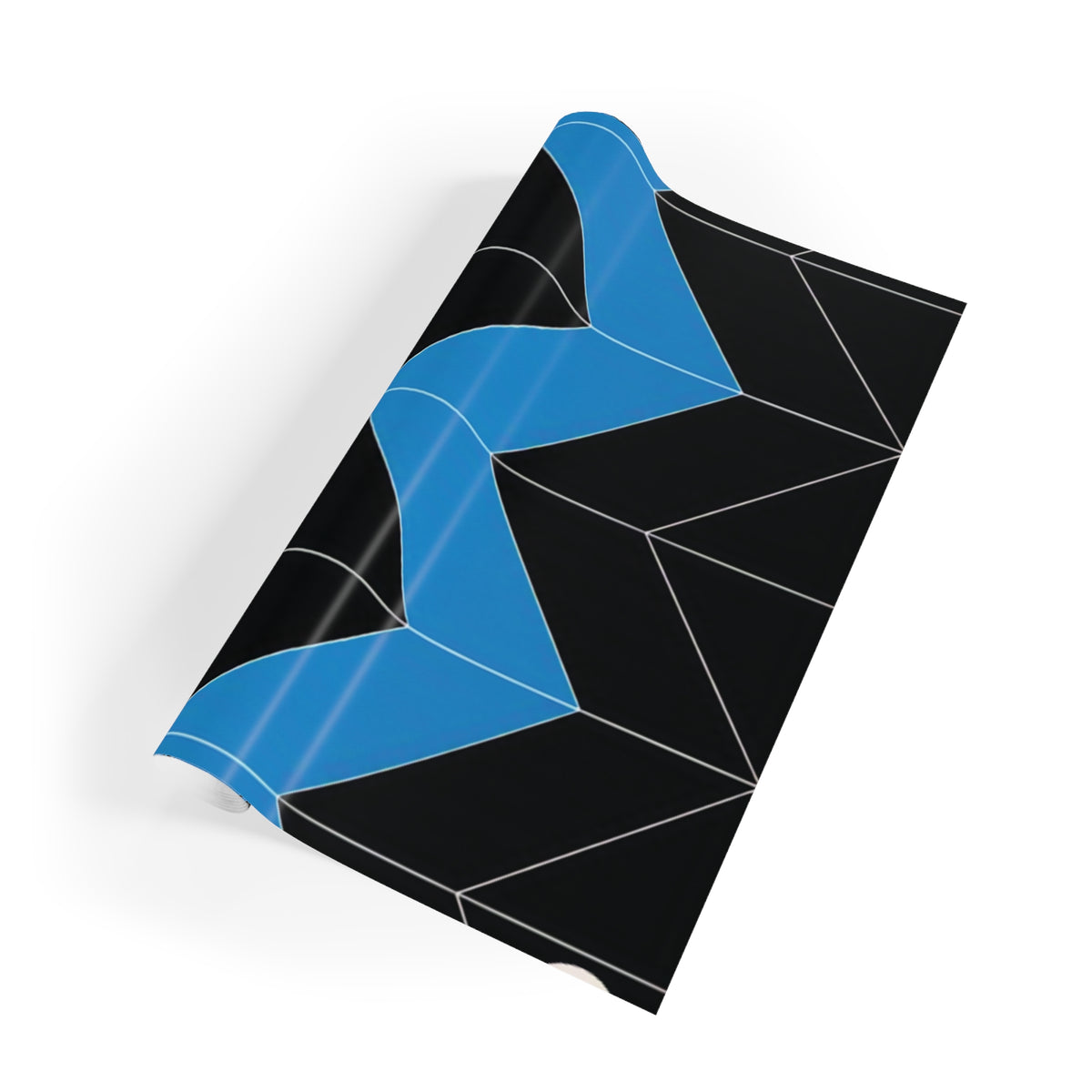 Blue & Black Gift Wrap