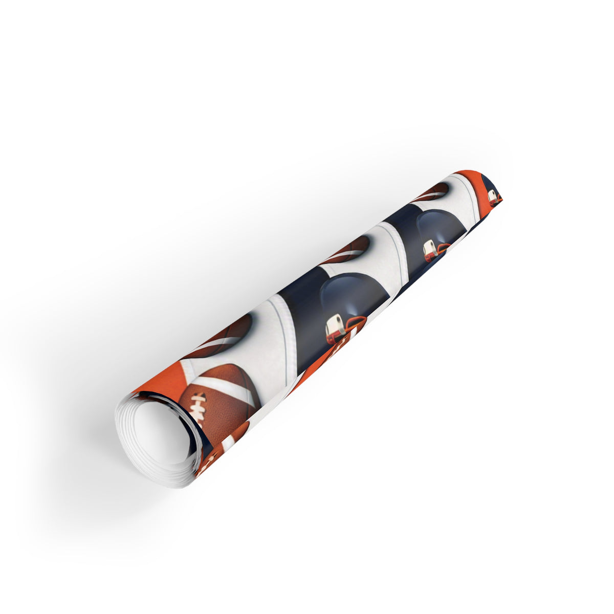 Orange & Blue Gift Wrap