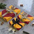 Burgundy & Gold Gift Wrap