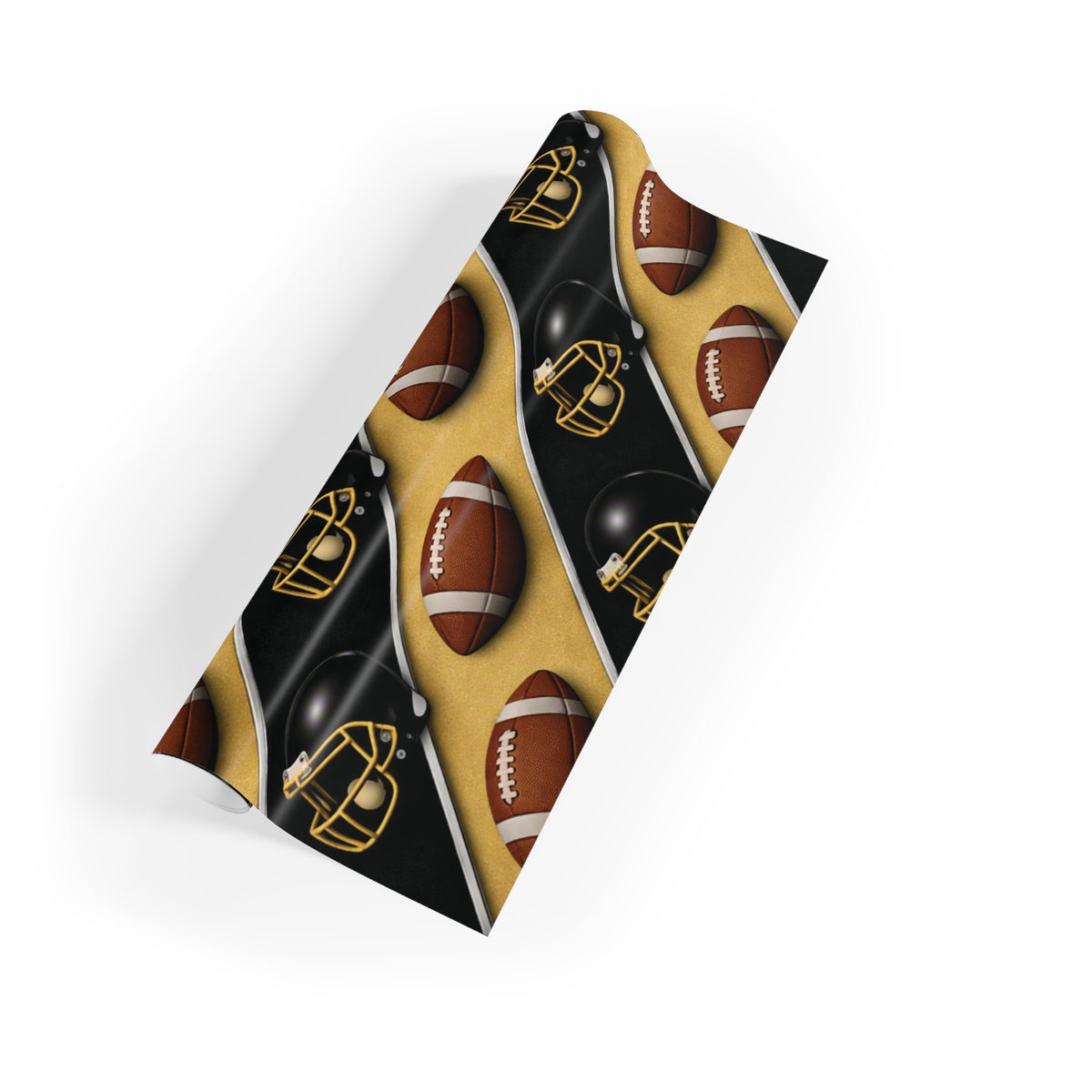 Old Gold & Black Gift Wrap