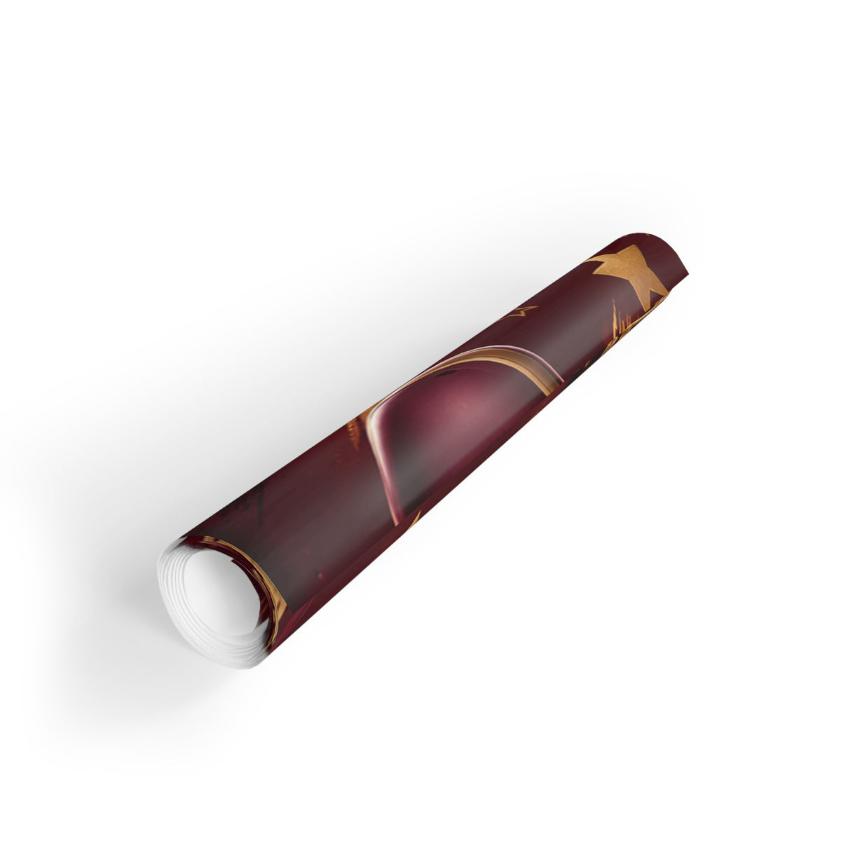 Burgundy & Gold Gift Wrap