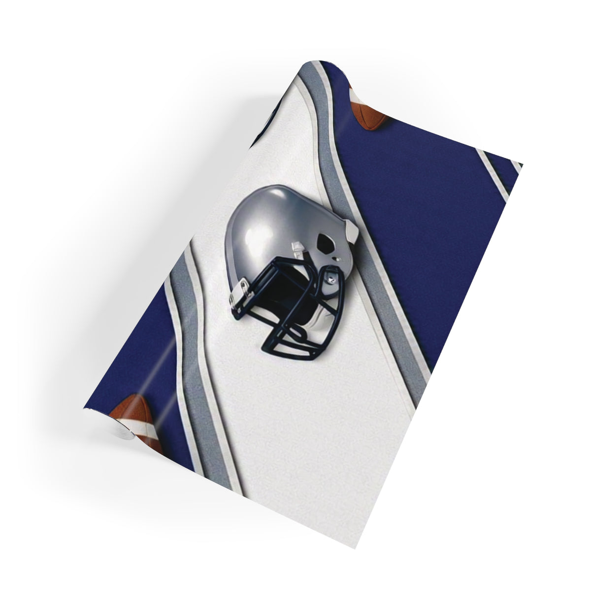 Blue, Silver & White Gift Wrap