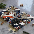 Orange & Blue Gift Wrap