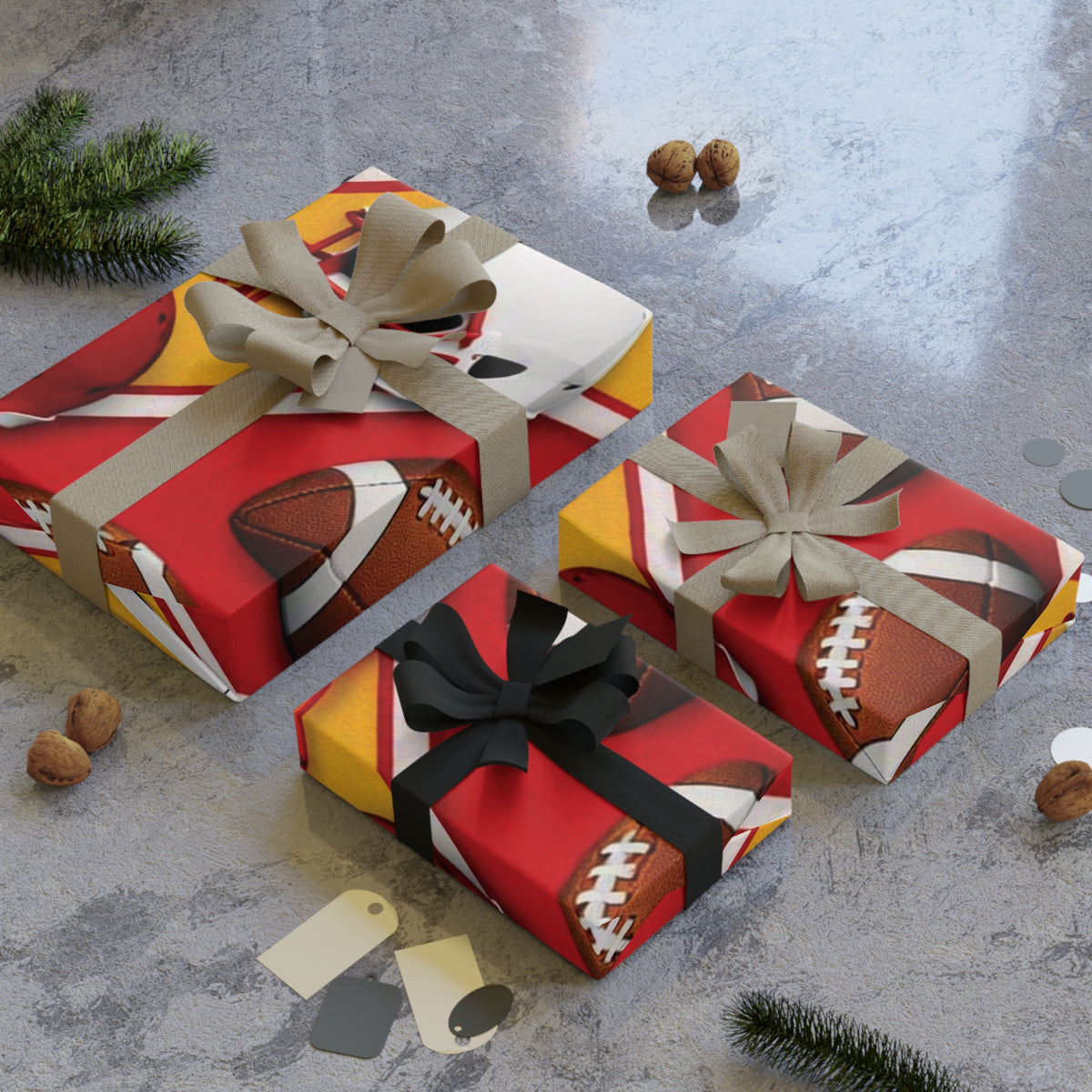 Red & Gold Gift Wrap
