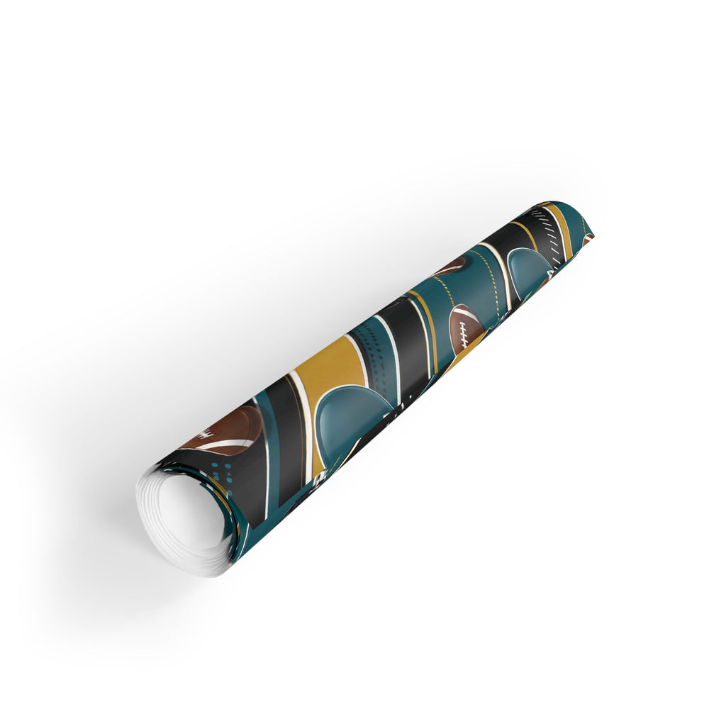 Teal & Black Gift Wrap