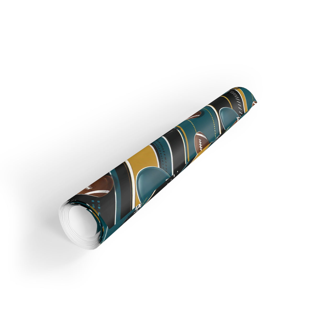 Teal & Black Gift Wrap