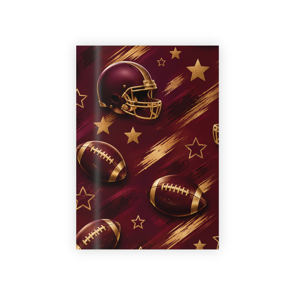 Burgundy & Gold Gift Wrap
