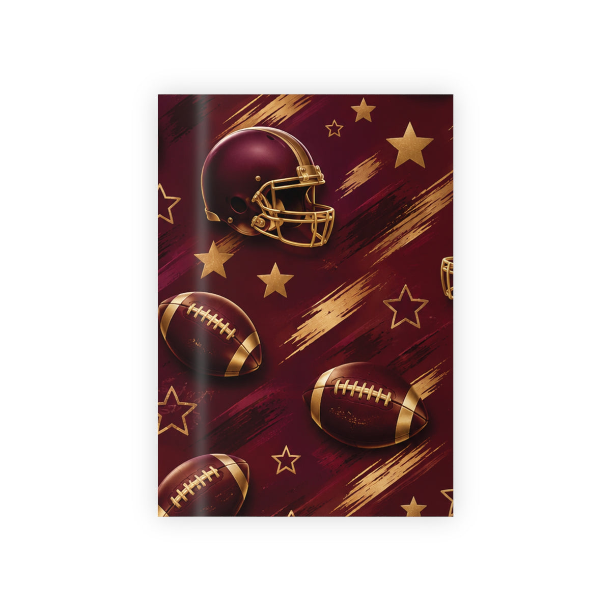 Burgundy & Gold Gift Wrap