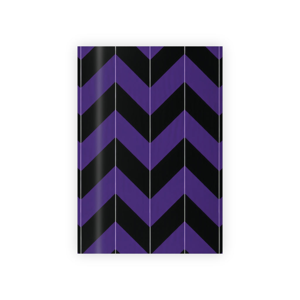 Purple & Black Chevron Gift Wrap