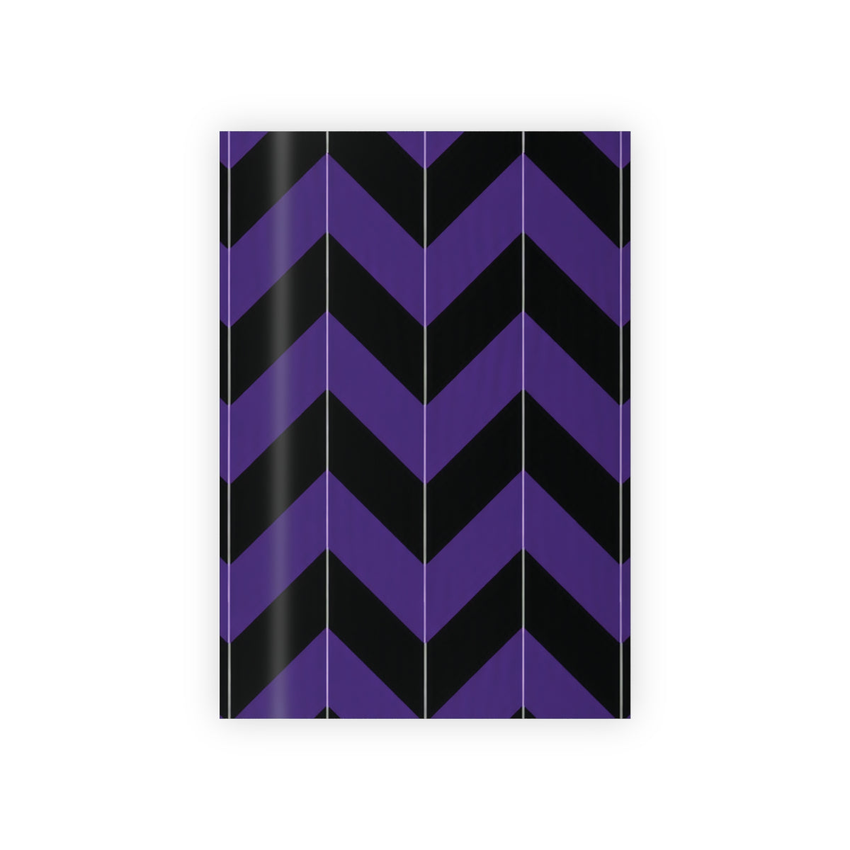 Purple & Black Chevron Gift Wrap