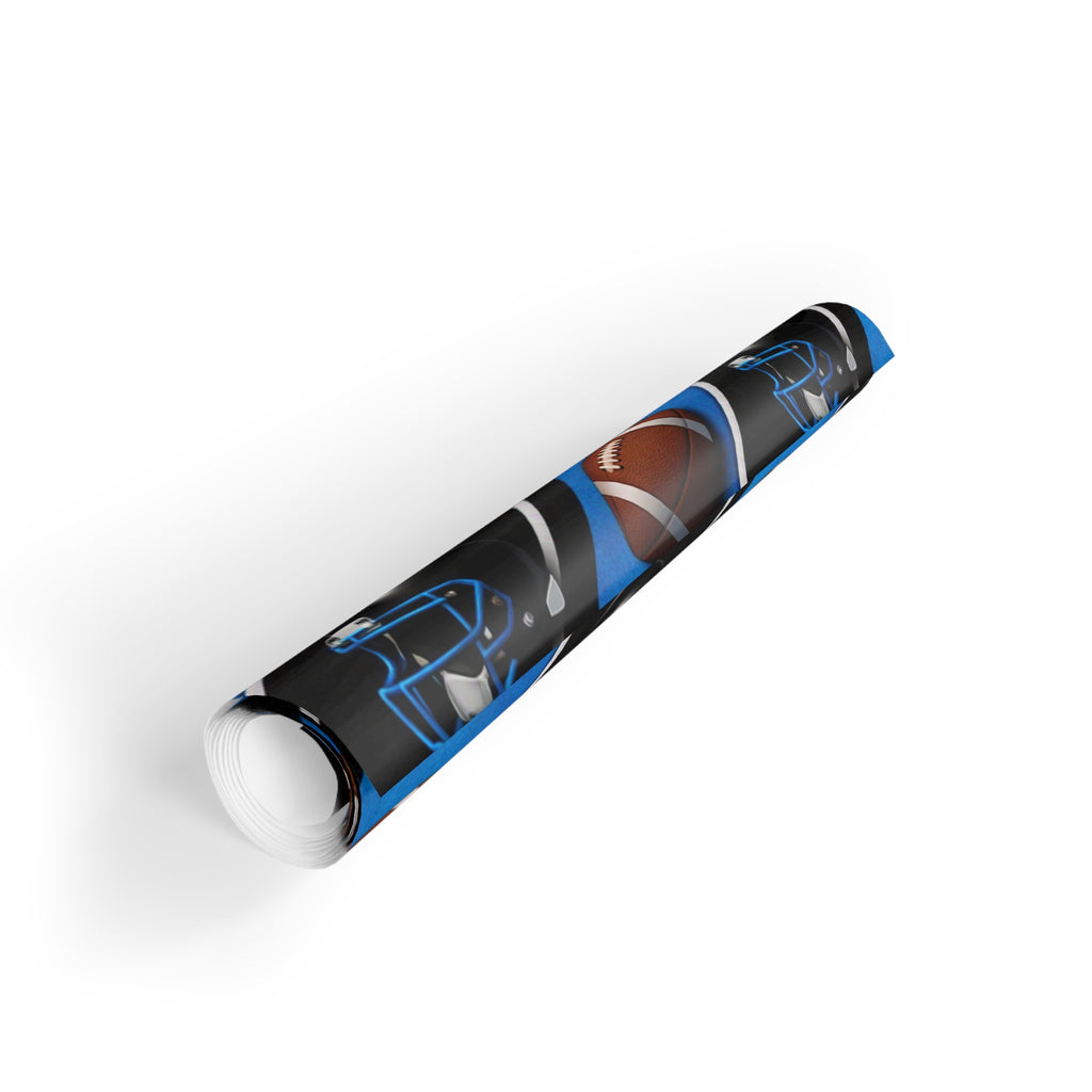Carolina Blue & Black Gift Wrap