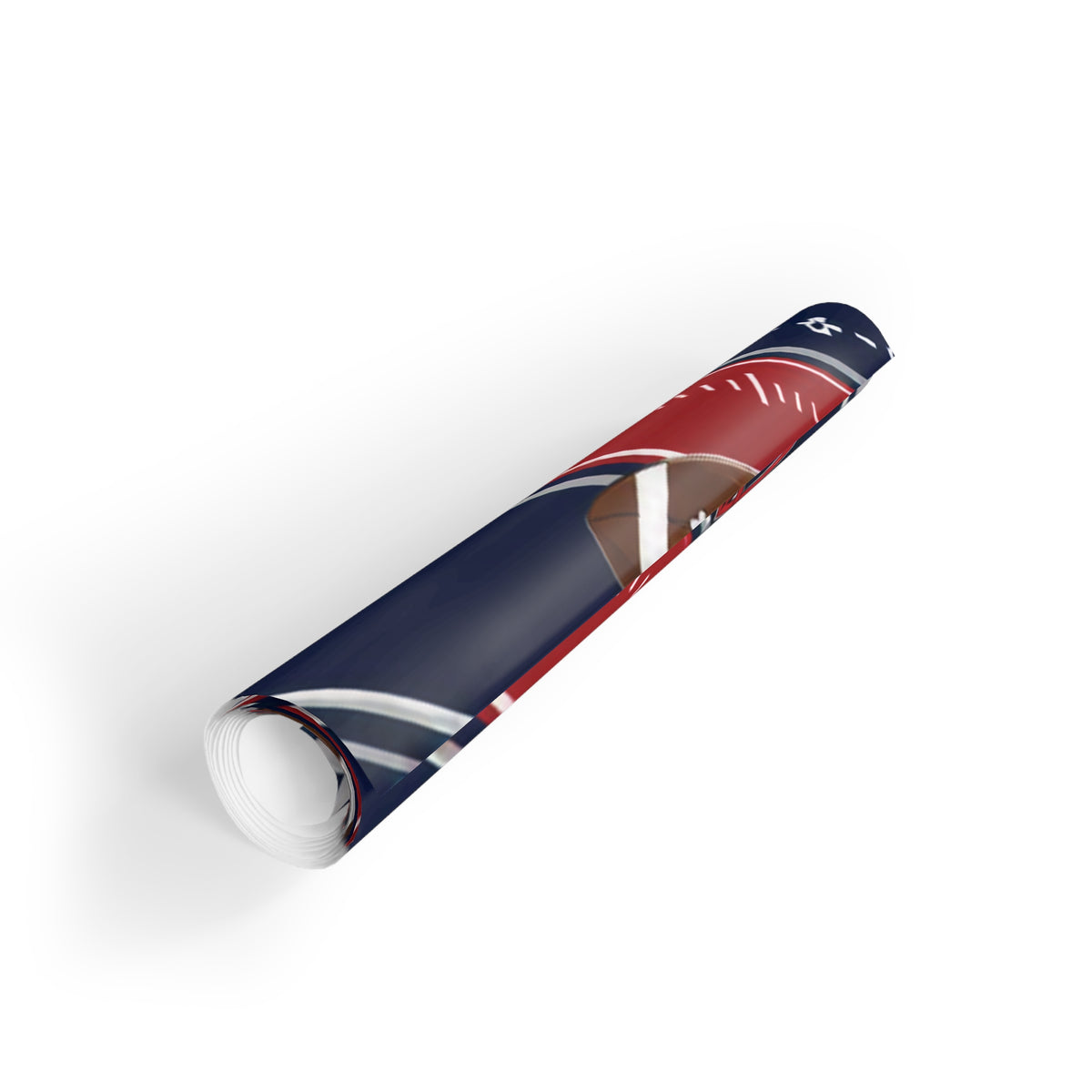 Navy, Red & Silver Gift Wrap