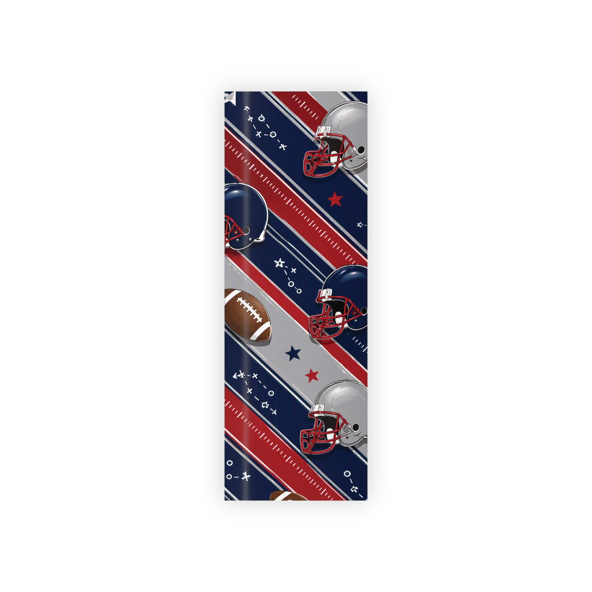 Navy, Red & Silver Gift Wrap