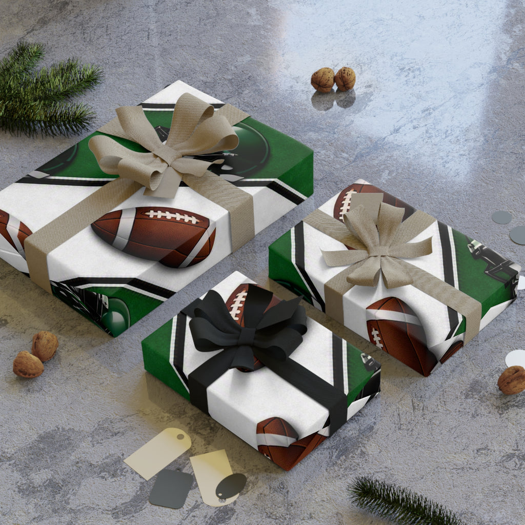 Green & White Gift Wrap