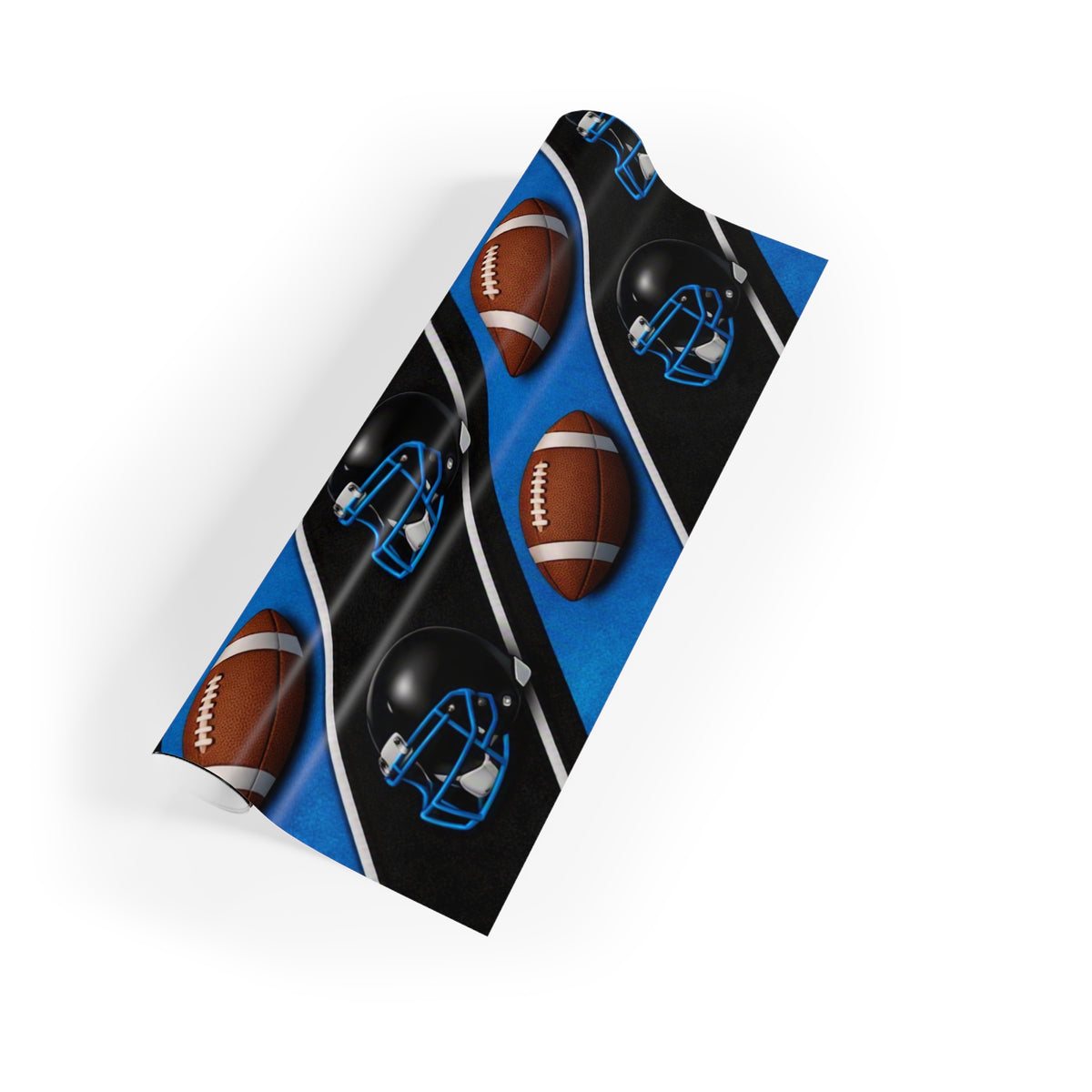 Carolina Blue & Black Gift Wrap