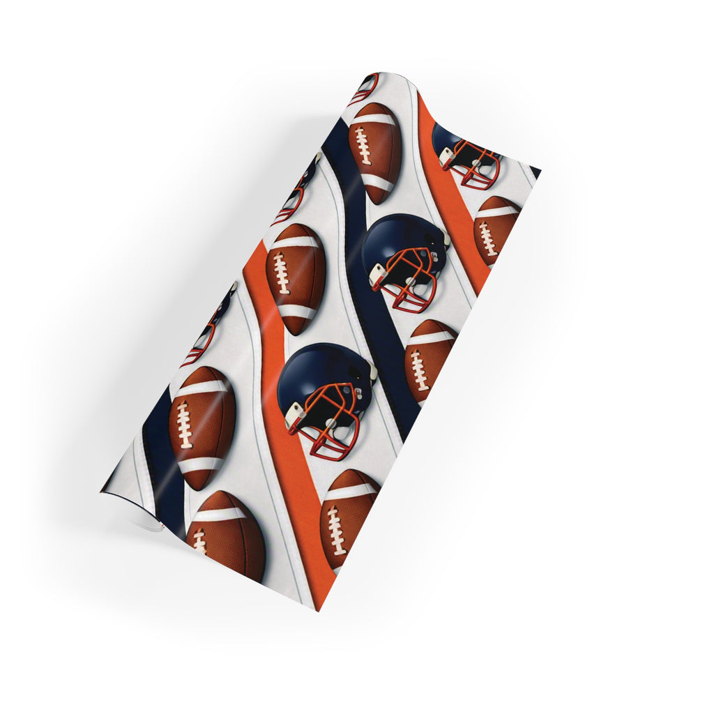 Orange & Blue Gift Wrap