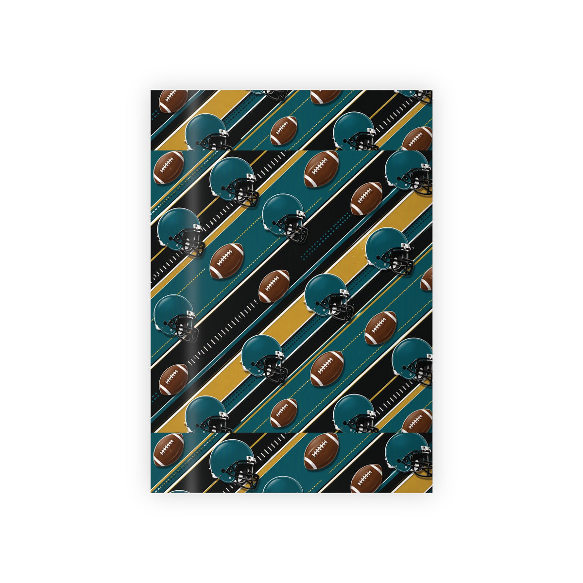 Teal & Black Gift Wrap
