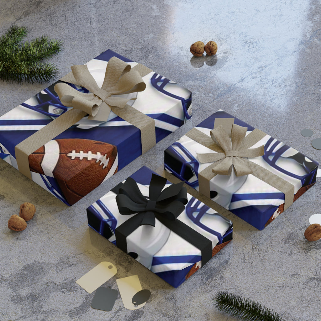 Blue & White Gift Wrap