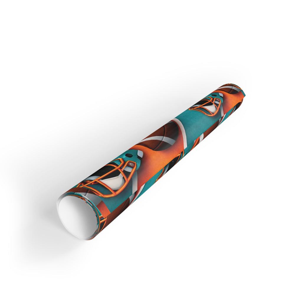 Teal & Orange Gift Wrap