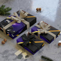 Purple & Black Gift Wrap