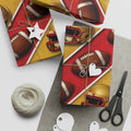 Red & Gold Gift Wrap Sheet