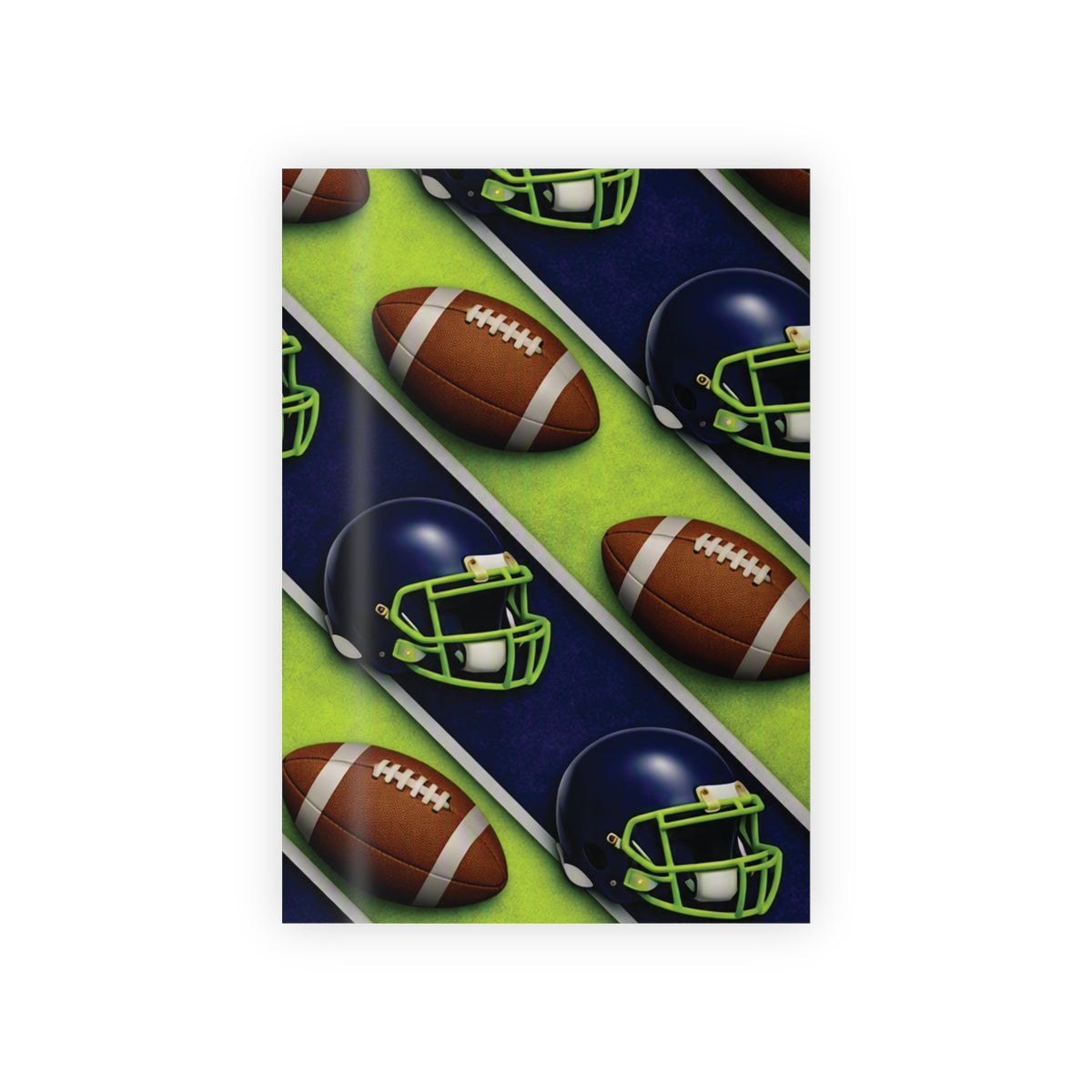 Dark Blue & Green Gift Wrap