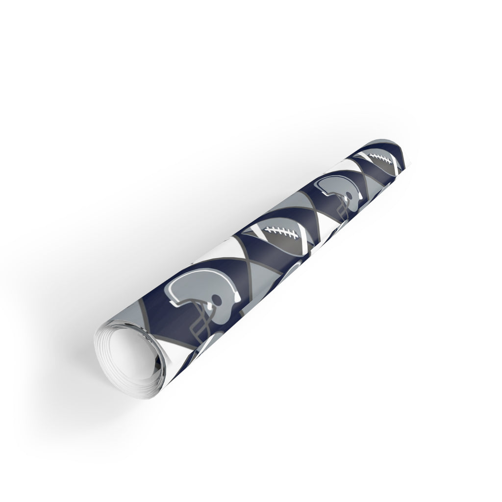 Navy, Silver & White Gift Wrap