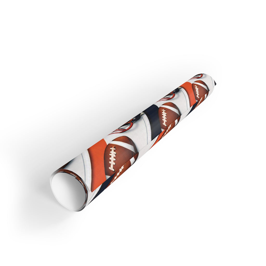 Orange & Blue Gift Wrap